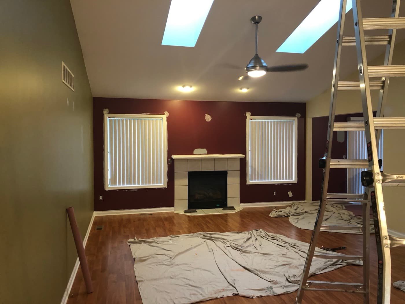 Living room before BB Painting